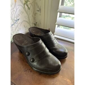 Womens DANSKO SIZE 36 Brown SLIDE ON CLOGS Excellent Used Condition!